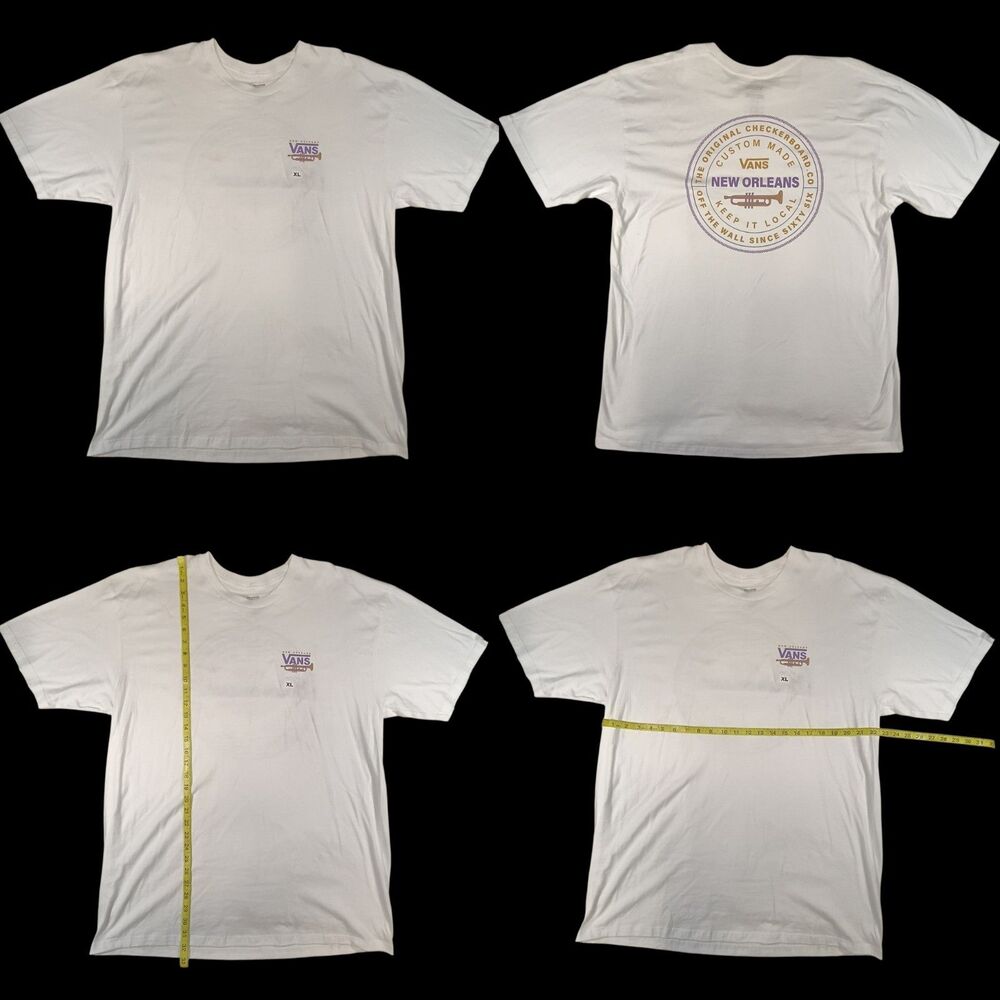 NWT Vans Special New Orleans Limited Print T-Shirt Men’s XL Skate Street Wear